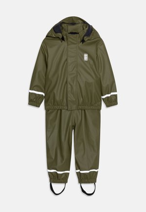LEGO® kidswear LWJIVAN RAIN SET - Rain trousers - dark khaki