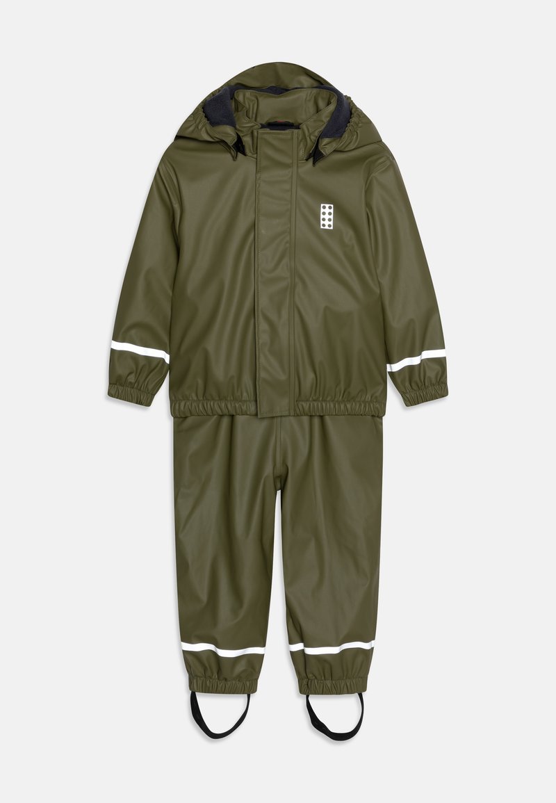 LEGO® kidswear LWJIVAN RAIN SET - Regnbukser - dark khaki