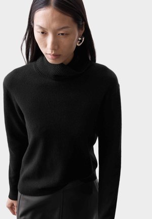 ROLL NECK - Maglione - black