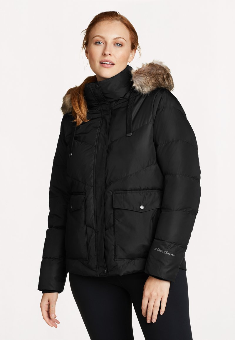 Eddie Bauer LODGE CASCADIAN MIT KAPUZE Down jacket schwarz/black