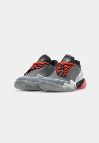 adidas Performance ASMC BARRICADE - Sapatilhas de ténis para vários pisos - footwear white/charcoal/collegiate orange