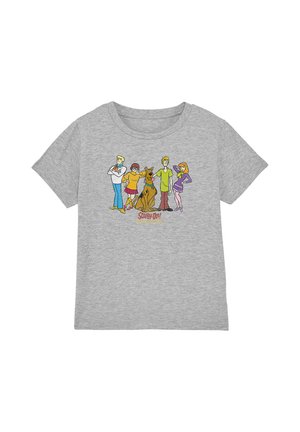 Cotton Soul, SCOOBY DOO SCOOBY GANG UNISEX - T-Shirt print - mottled light grey