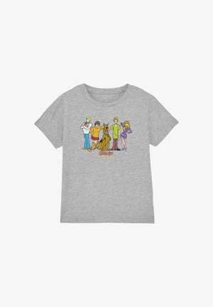 Cotton Soul, SCOOBY DOO SCOOBY GANG UNISEX - Print T-shirt - mottled light grey