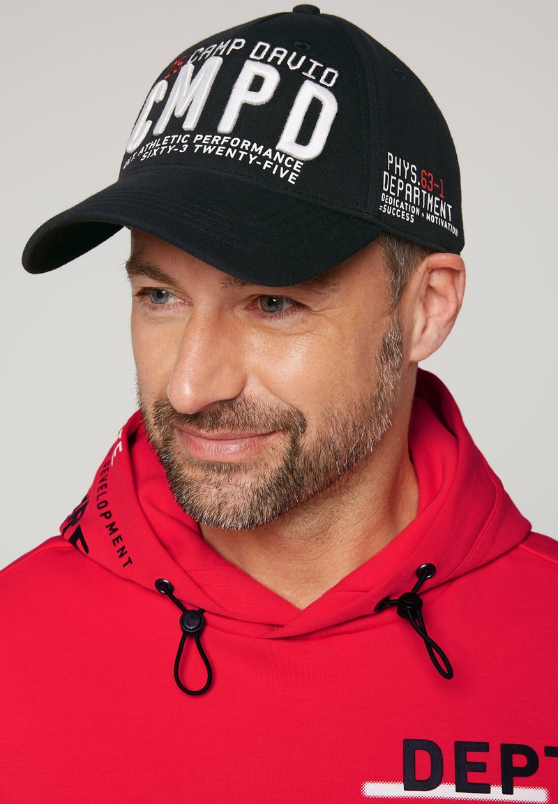 Camp David BASE MIT 3DLOGOSTICKEREI Cap black/schwarz Zalando.de