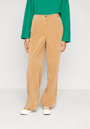 Vero Moda VMNINA LOOSE PANT - Παντελόνι - tobacco brown