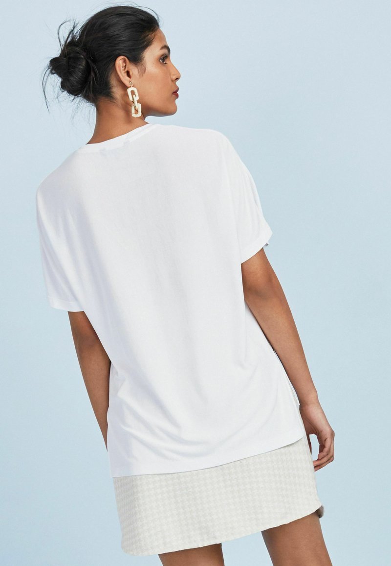 Damen Jeansröcke | Next Minirock neutral cream houndstooth/offwhite - UA47261 Damen Jeansröcke | Next Minirock neutral cream houndstooth/offwhite - UA47261