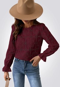 Cupshe Blouse - dark red