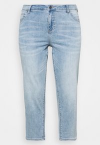 Zizzi JGIA PLUS - Uske traperice - light blue denim