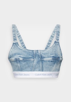 Top - light-blue denim