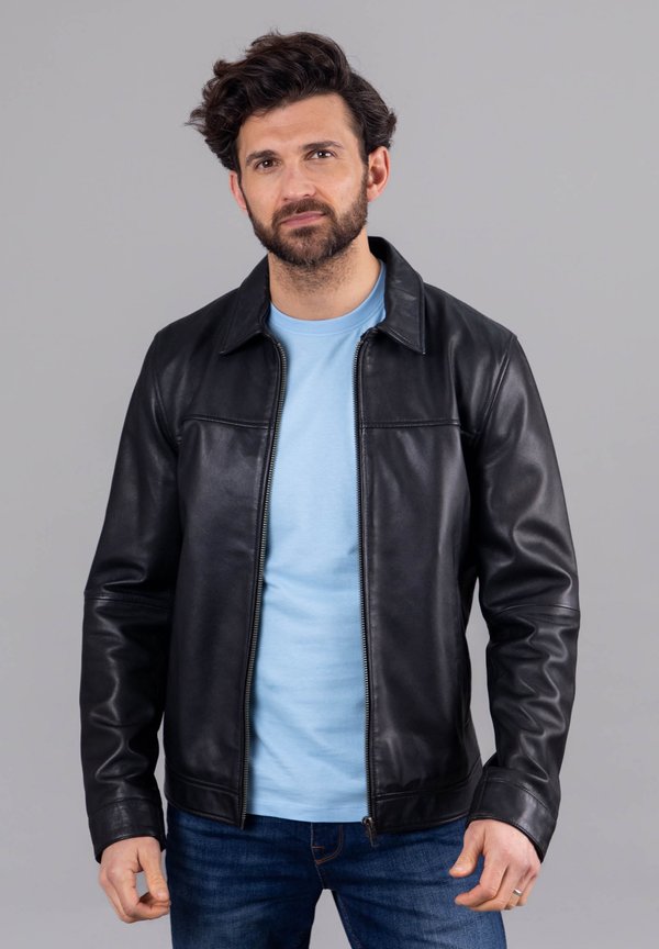 COLLARED RENWICK - Leather jacket
