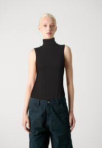 VILA VIFELIA 2 PACK - Top - medium grey melange/black