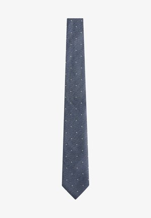 Next SIGNATURE MADE IN ITALY - Cravatta - steel blue neutral brown
