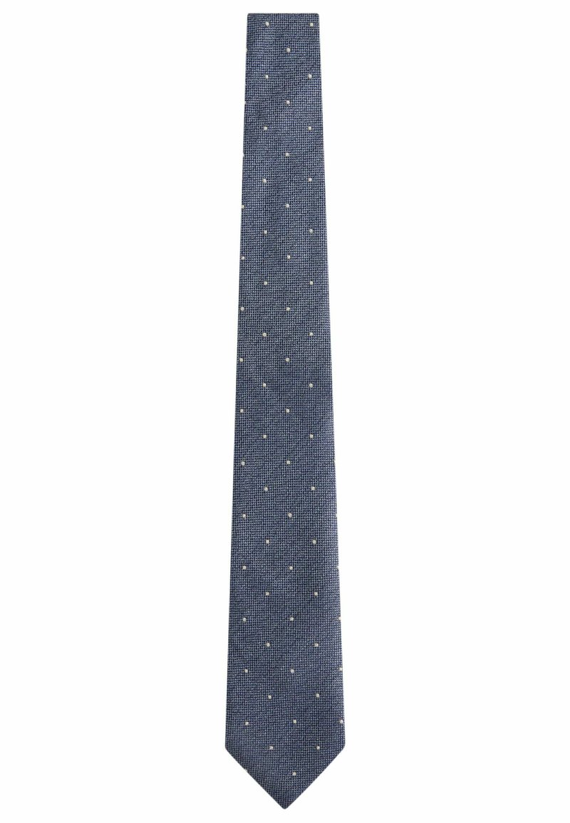 Next SIGNATURE MADE IN ITALY - Cravatta - steel blue neutral brown