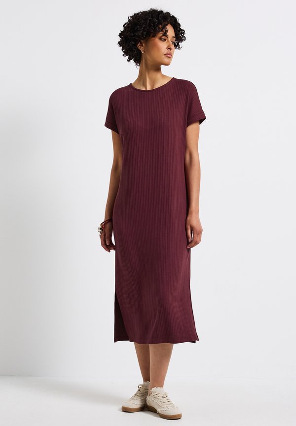 STRUKTUR - Strickkleid - rot