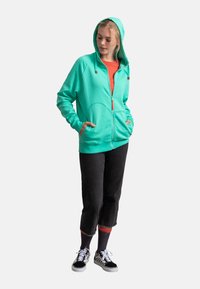 KAFT ZIPPER - Felpa con zip - turquois