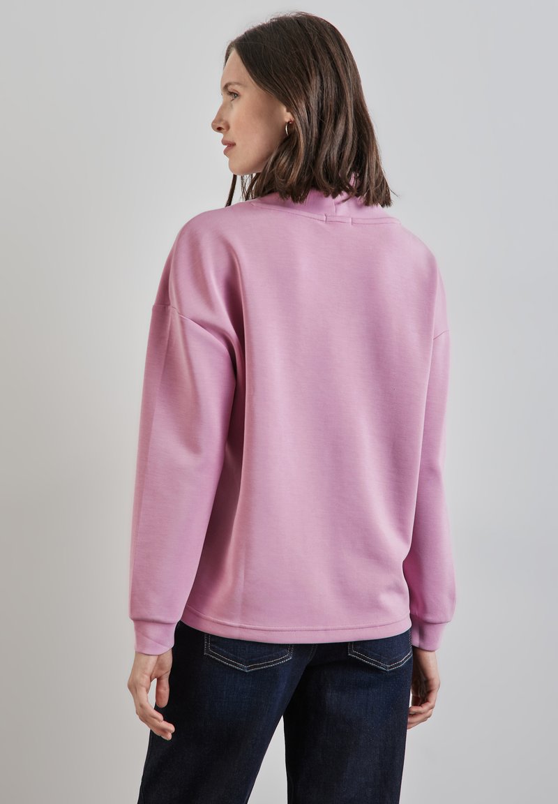 Street One IM SILK LOOK - Felpa - rosa