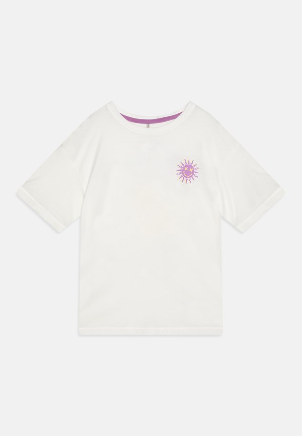 KOGJOY LIFE O NECK JRS - Print T-shirt - cloud dancer