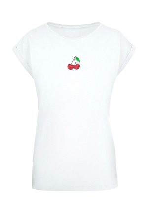 Merchcode, SUMMER SWEET CHERRY - Printtipaita - white