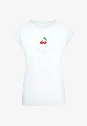 Merchcode, SUMMER SWEET CHERRY - Trükipildiga T-särk - white