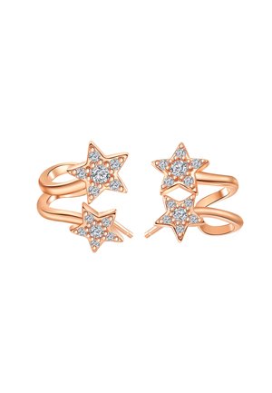 TWIN STAR - Earrings - rose gold-coloured