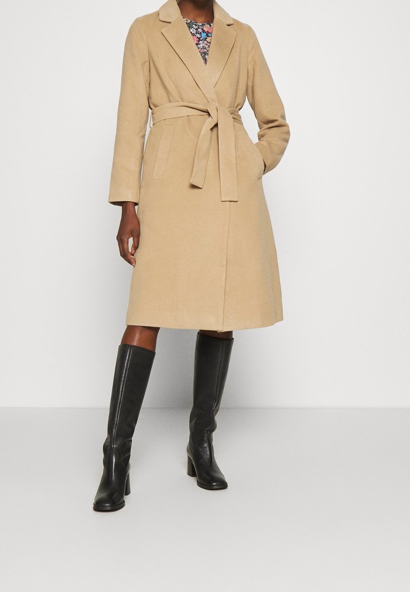 VILA Cappotto classico - beige