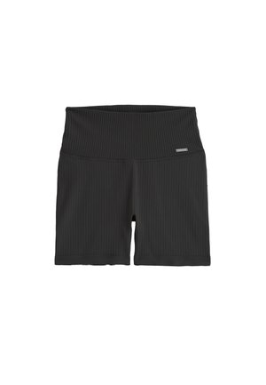 aim’n®, RIBBED SEAMLESS MIDI BIKER SHORTS - Leggings da corsa corti - shadow grey