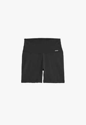 aim’n®, RIBBED SEAMLESS MIDI BIKER SHORTS - Leggings da corsa corti - shadow grey