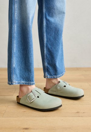 BOSTON BIG BUCKLE LENB REGULAR - Mules - pure sage