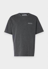 Samsøe Samsøe UNISEX - Marškinėliai su spaudiniu - black zen