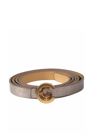 SMALL LOGO - Öv - metallic mud gold buckle