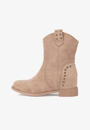Jenny, Kauboi/mootorratturi poolsaapad - beige