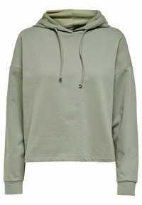 ONLY Felpa con cappuccio - dark green