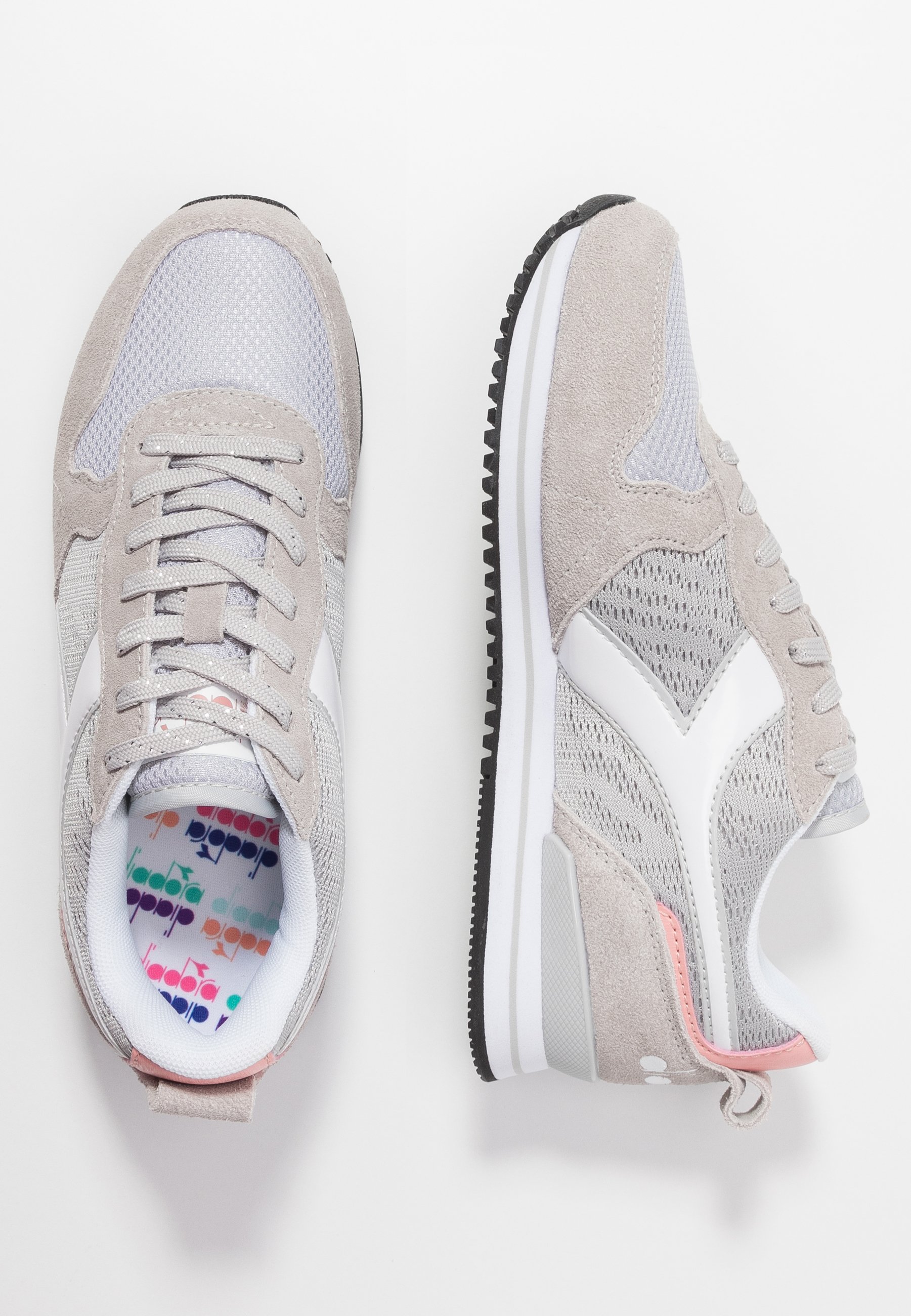 Diadora OLYMPIA Joggesko grey alaskawhitegrå Zalando.no Diadora KOALA Joggesko whiteazalea Zalando.no