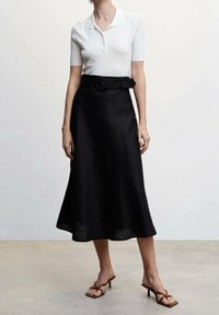Mango A-lijn rok - black