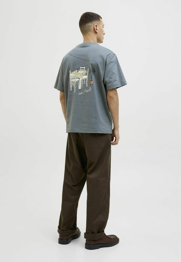 JORISLINGTON BACK TEE CREW NECK - T-Shirt print - stormy weather