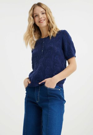 Tričko s potlačou - dark blue