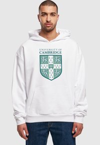 Merchcode UNIVERSITY OF CAMBRIDGE-SHIELD ULTRA HEAVY - Hættetrøje - white