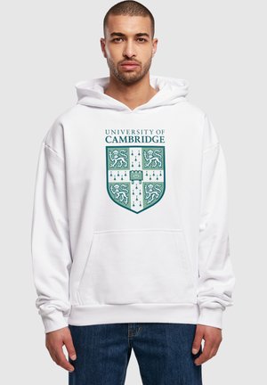 Merchcode UNIVERSITY OF CAMBRIDGE-SHIELD ULTRA HEAVY - Kapuzenpullover - white