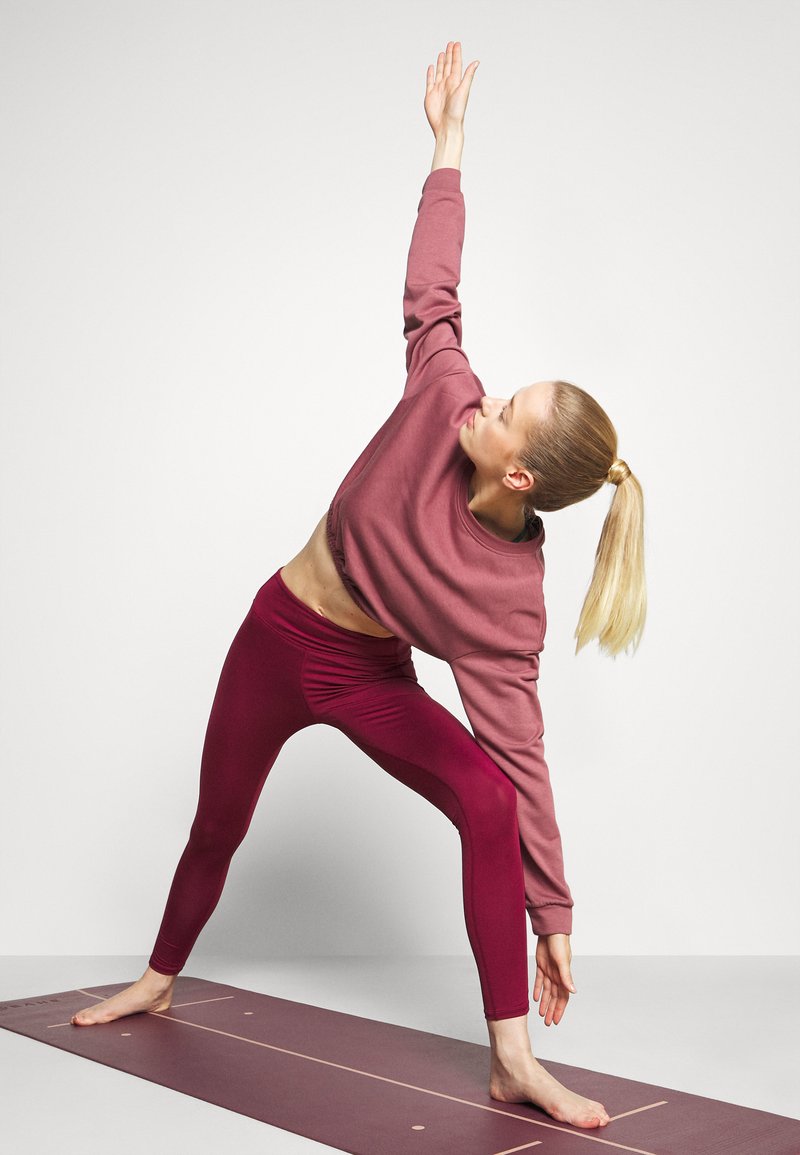 Damen Sportbekleidung | South Beach WETLOOK HIGH WAIST LEGGING Tights rhodondendron/beere - SY01574 Damen Sportbekleidung | South Beach WETLOOK HIGH WAIST LEGGING Tights rhodondendron/beere - SY01574