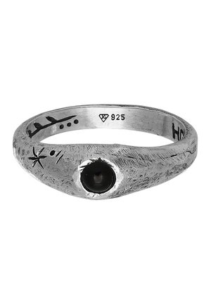 CAST AWAY ONYX - Ring - silberfarben