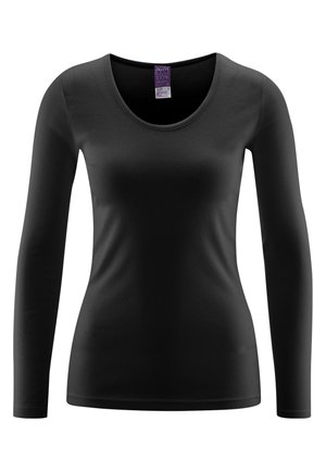 Long sleeved top - black