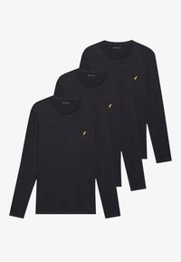 3 PACK - Ilgarankovis viršutinės dalies drabužis - true black