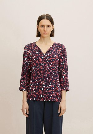 TUNIKA - Túnica - navy floral design