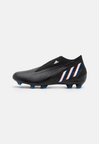 PREDATOR EDGE.3 LACELESS FG - Botas de futebol com pitões - core black/footwear white/vivid red