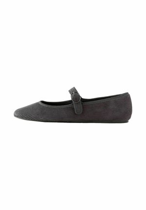 REGULAR FIT - Ballerina's met enkelbandjes - grey cord