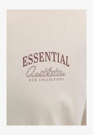 Jack & Jones, T-SHIRT PLUS SIZE BACKPRINTET T-SHIRT - T-shirt imprimé - moonbeam