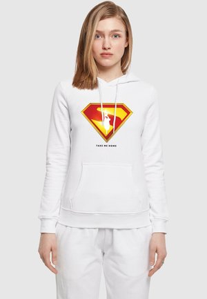 SUPERMAN LOGO TAKE ME HOME - Hoodie - white