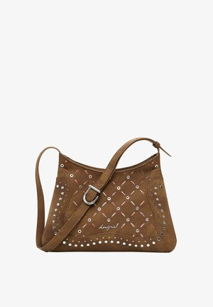 Desigual MEDIUM CUT-OUT - Handbag - brown
