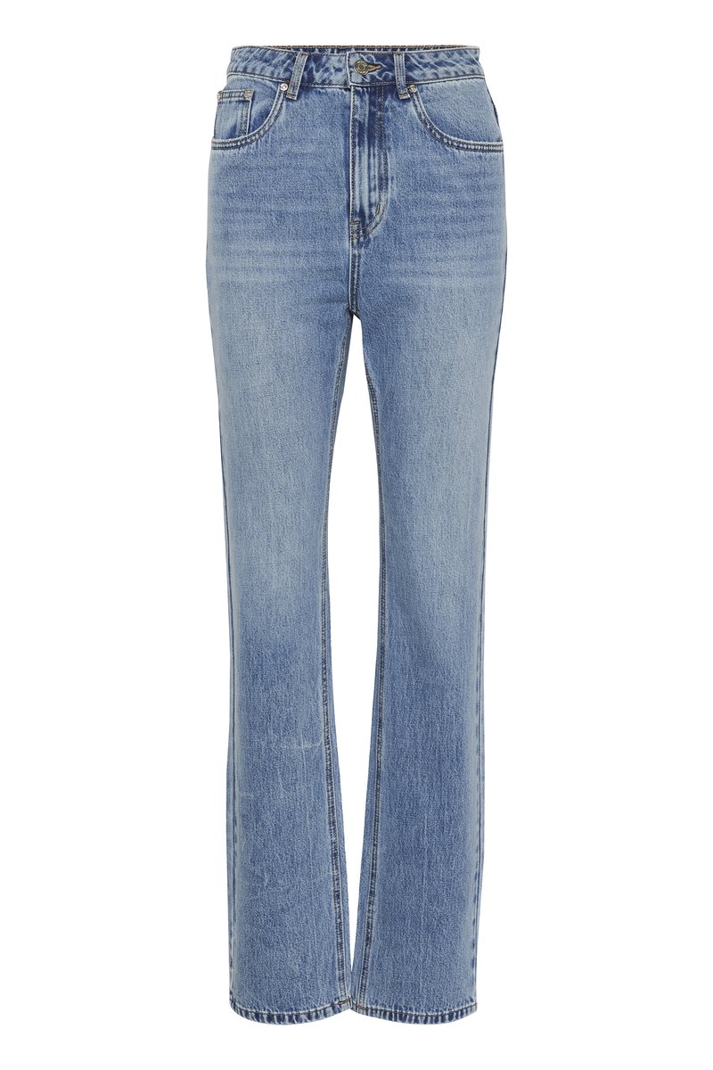 Gestuz Straight leg jeans blauw Gestuz Straight leg jeans blauw