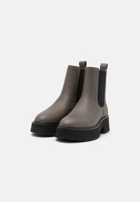 Even&Odd Botines con plataforma - taupe